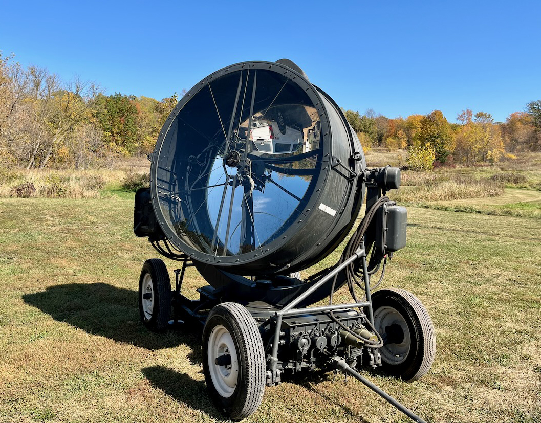 WWII GE Anti-Aircraft Searchlight for Sale – $37,500